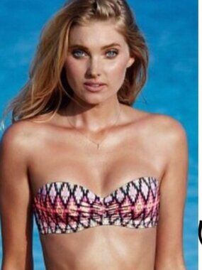 Victoria’s Secret | Warm Ikat “The Flirt Bandeau” Bikini Top | Size 32A